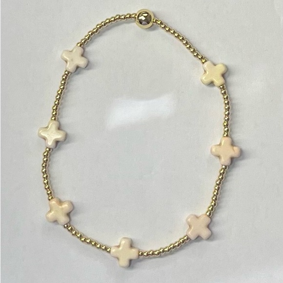 Gold beaded bracelets - Picture 7 of 14